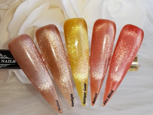Preview: UV Gel - Platinum Cat Eye - Antique Gold