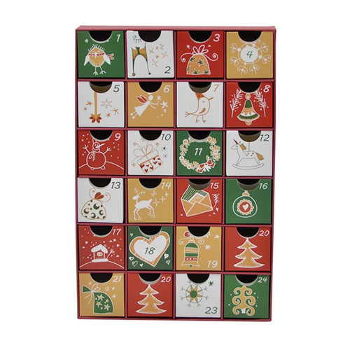 Preview: Adventskalender leer - zum selbst befüllen