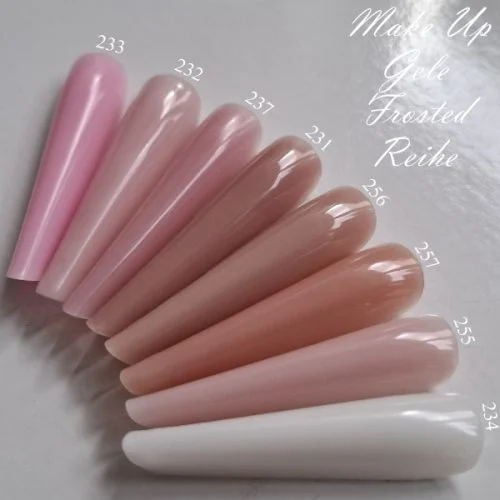 Weißes Make-Up Gel mit Fiberglas - perfekt für Babyboomer Nägel