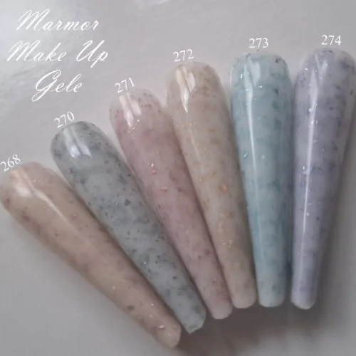 Marble Gel - Marmor Gel Flakes Cover Gel