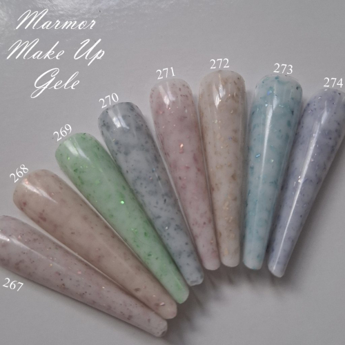 Preview: Marble Gel - Marmor Gel Flakes Cover Gel