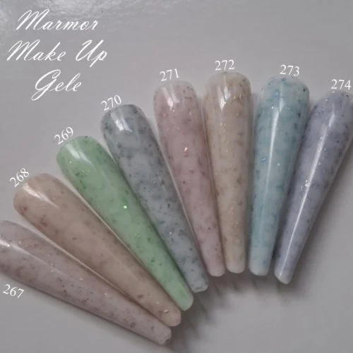 Marble Gel - Marmor Gel Flakes Cover Gel