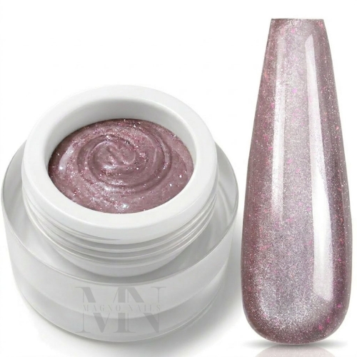 UV Gel - Aurora Cat Eye - Dusky Rose Katzenauge Tigereye Magnet UV Gel