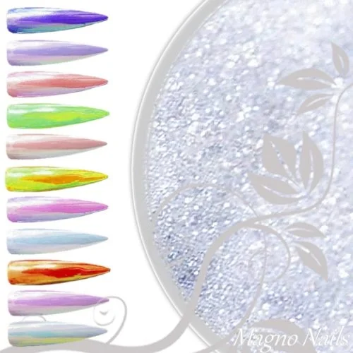 Nail Art Aurora Rainbow Pigment