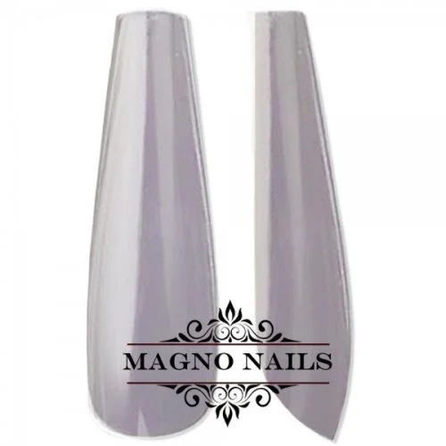 500 x Fullcover Ballerina Tips in einer Box klar Full Cover Nageltips