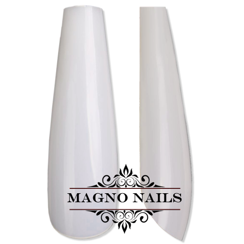 500 x Fullcover Ballerina Tips in einer Box natur Full Cover Nageltips