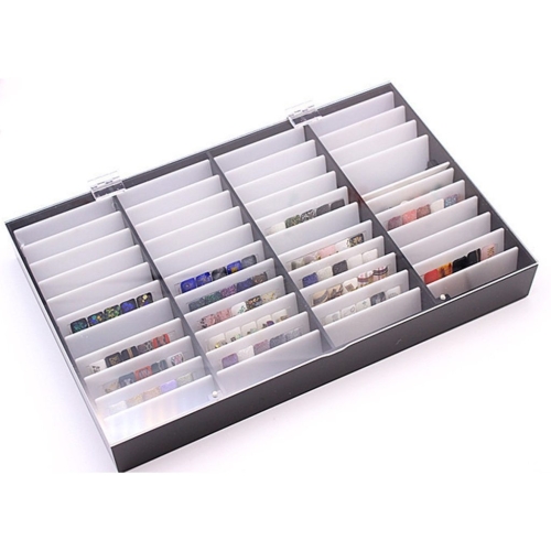 Nail Display Display - Box für 40 Designs schwarz extra groß