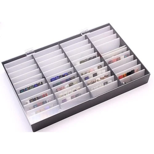 Nail Display Display - Box für 40 Designs schwarz extra groß