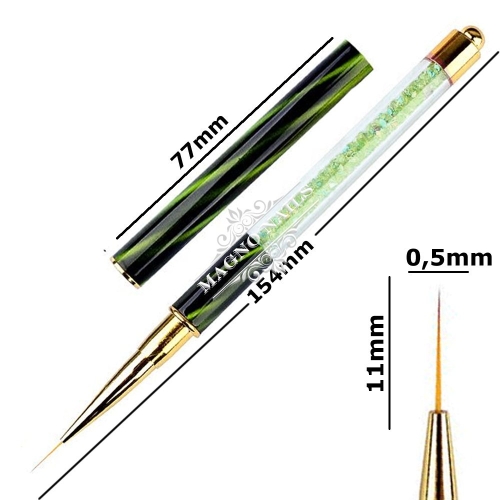 Cat Eye Designer Nail Art Pinsel