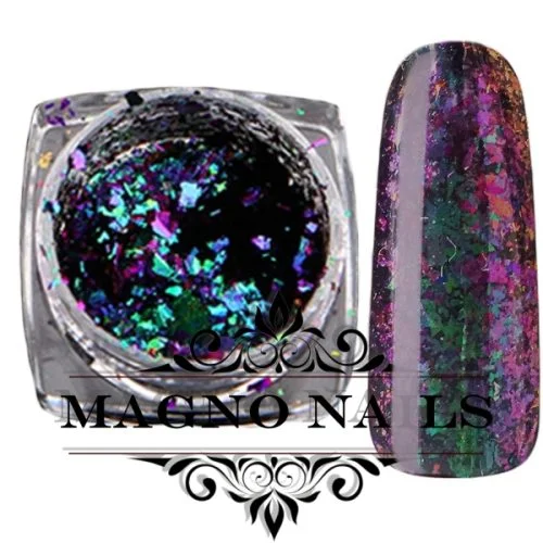 Chrome Flakes - Chameleon Flakes Nail Art Nailart Flocken
