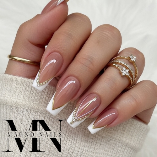 Preview: Luxus French Nails - Dark Nude Make Up