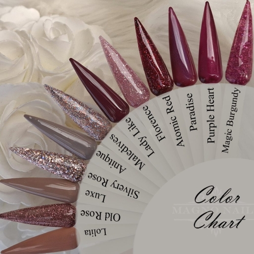 Preview: Farbgel Palette Karusell Pink Lila Nude