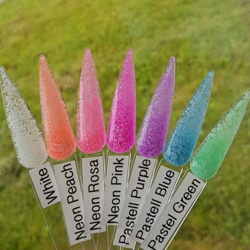 Snowflakes Gel - Neon Matte Pailetten Gel
