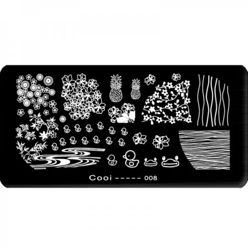 Stamping Schablone A01