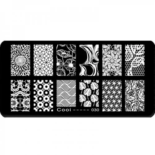 Stamping Schablone A01