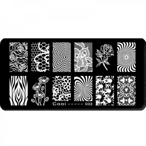 Stamping Schablone A01