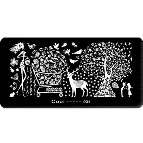 Stamping Schablone A01