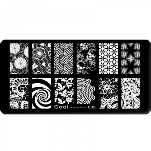 Stamping Schablone A01