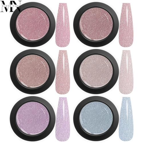 Preview: Diamond Flash Aufbau Gel Test Set - 6-teilig