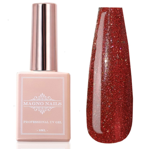 Preview: UV Gel - Disco Glam Gel - 5342 - Scarlet Flame