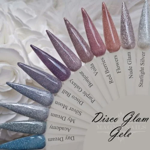 UV Gel - Disco Glam Gel - 5353 - Starlight Silver