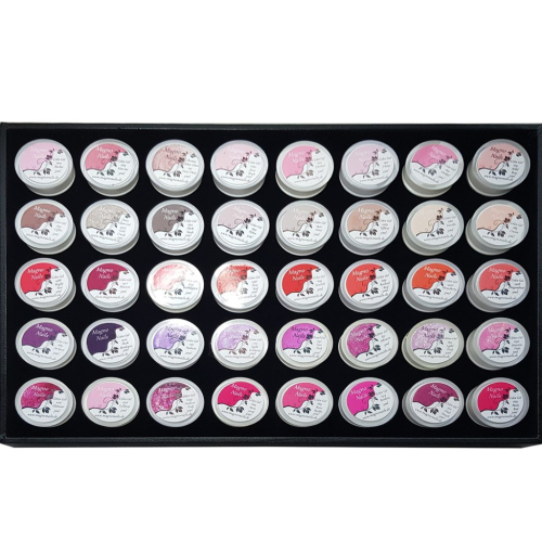 Preview: Schublade Display für 40 Gel Dosen leer Sortierbox Aufbewahrung