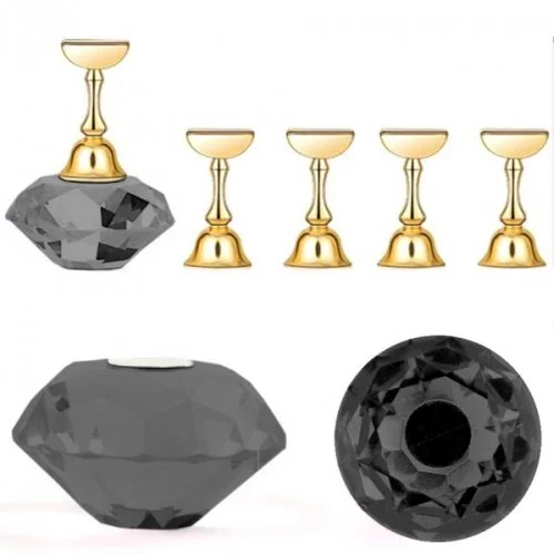 Präsentation Crystal Halter Set - Black Nageldesign Nägel Werkzeuge Nails Nagelstudio