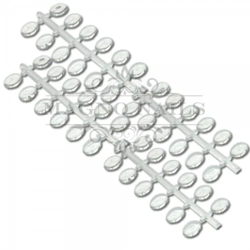 48 Color Dots - UV Gel Präsentationsdisplay klar oval