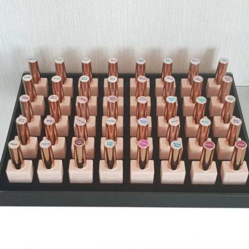 Display für 40 Flaschen leer Nails Nagelgel Nögel Präsentation Aufbewahrung Ständer