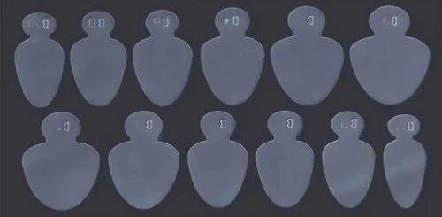 Silikon Einlegeschablone für Dual Tips Nageldesign Nägel Nails Nagelstudio Einleger