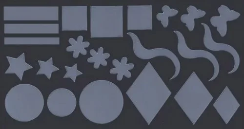 Silikon Einlegeschablone für Dual Tips Nageldesign Nägel Nails Nagelstudio Einleger