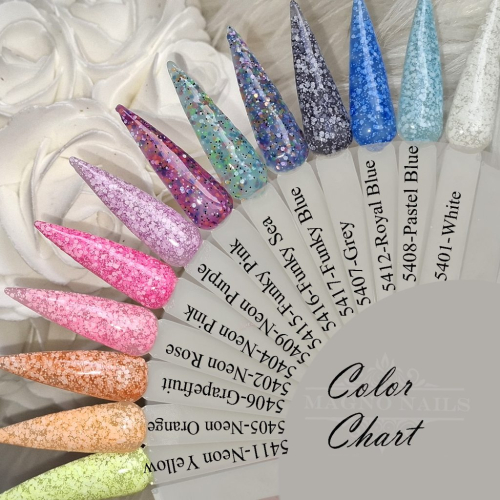 Preview: Confetti Snowflake Pailetten Gel matt Sommer Nägel