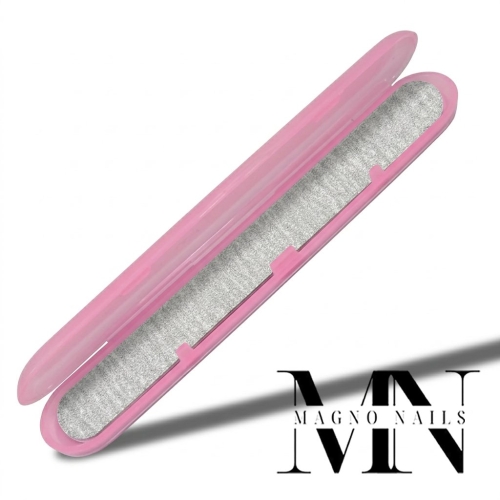 Feilen Box - Klappbox für Einzelfeilen klein - neonpink