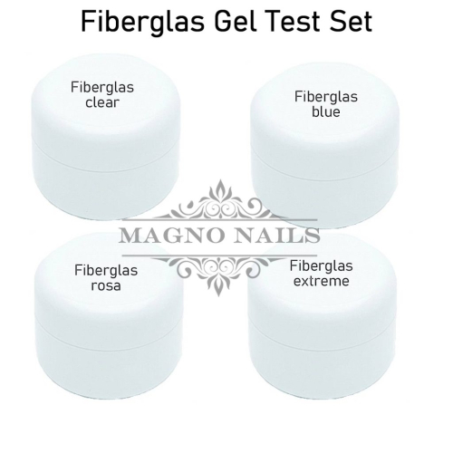Fiberglas - Test Gel Set - Alles für eine perfekte Nagelmodellage
