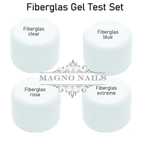 Fiberglas - Test Gel Set - Alles für eine perfekte Nagelmodellage
