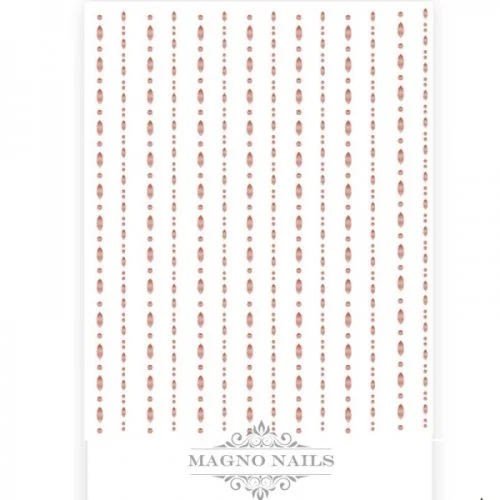 3D Flex Sticker Rosegold - Flexible Zierstreifen Selbstklebende Nagelaufkleber Nagelsticker Nail Art