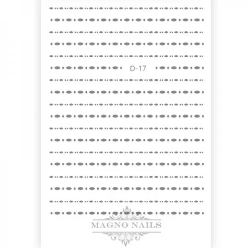 3D Flex Sticker Silver - Flexible Zierstreifen Selbstklebende Nagelaufkleber Nagelsticker Nail Art