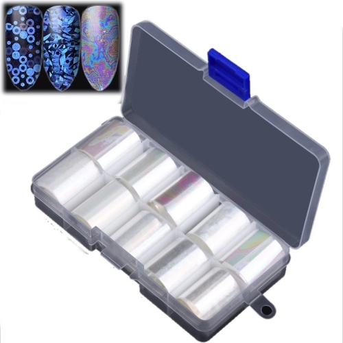 Nail Art Transfer Folien Set  - Opal Nagelfolie Nageldesign Folie Tranferfolie Nailart