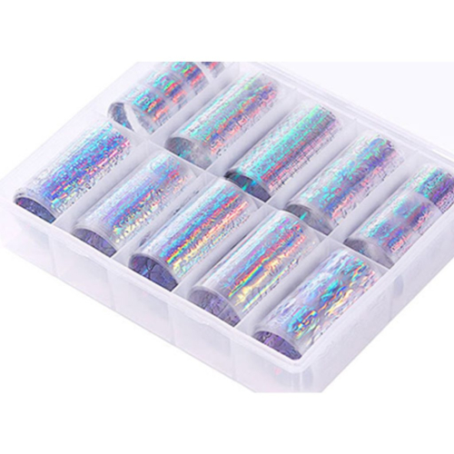 Preview: Nail Art Transfer Folien Set - Holographic