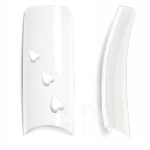 French Tips Herzen ausgestanzt gelocht gestanzt