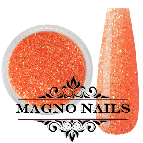 Nail Art Multi Glitter - korallenrot fein fein  Nägel Nails Nailart Nageldesign Nagel Glitzer