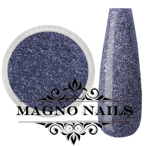 Preview: Nail Art Glitterpuder night blue fein