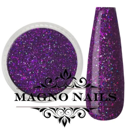 Nail Art Glitterpuder lila hologramm fein Nägel Nails Nailart Nageldesign Nagel Glitzer