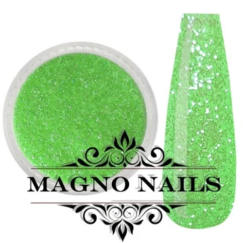 Nail Art Multi Glitter apfelgrün fein fein Nägel Nails Nailart Nageldesign Nagel Glitzer