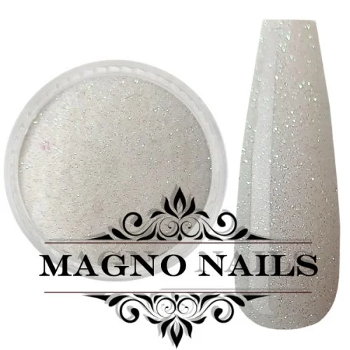 Nail Art Glitterpuder weiß irisierend ultrafein Nägel Nails Nailart Nageldesign Nagel Glitzer