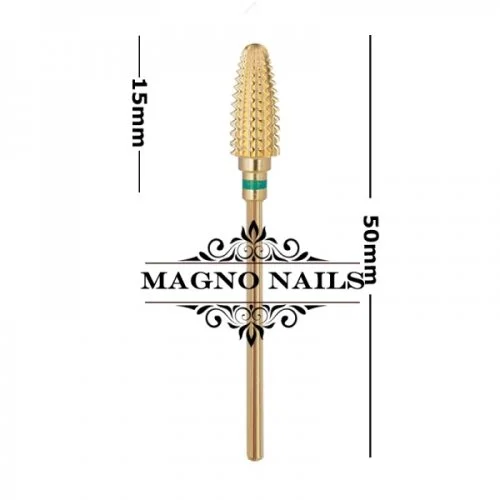 Profi Titan Fräser Bit - Fräser Aufsatz Kegel gold