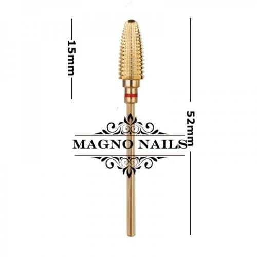 Profi Titan Fräser Bit - Fräser Aufsatz Kegel gold