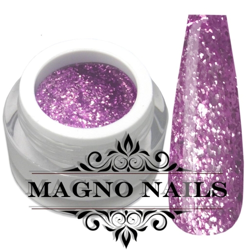 UV Gel - Violett Lila Chrom Glitter - Chrome Shine Gel - Harmony
