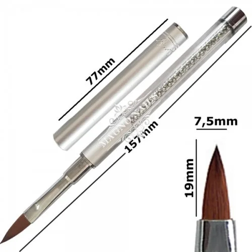 Designer Fullcover Pinsel Pinsel Gr.10 - Katzenzunge