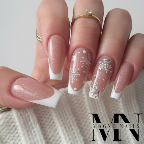 Preview: French Glitter Nageldesign - Disco Glitter Nageldesign